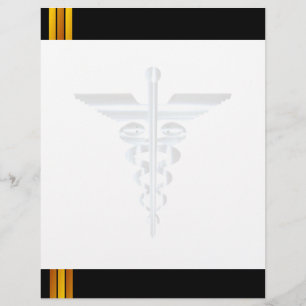 Symbole Médicale Asclepius Caduceus