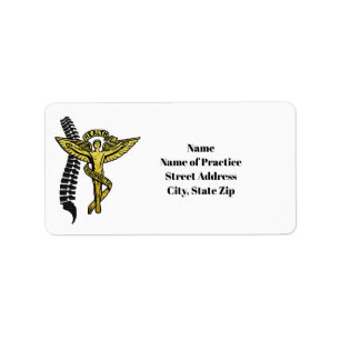 Symbole Médicale chiropratique et Étiquettes de la