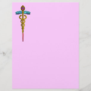 SYMBOLE MÉDICALE OR CADUCEUS