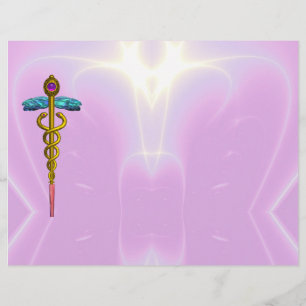 SYMBOLE MÉDICALE OR CADUCEUS