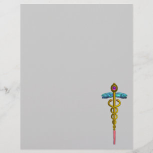 SYMBOLE MÉDICALE OR CADUCEUS