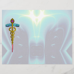 SYMBOLE MÉDICALE OR CADUCEUS