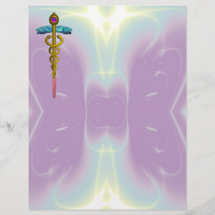 SYMBOLE MÉDICALE OR CADUCEUS