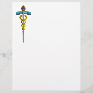 SYMBOLE MÉDICALE OR CADUCEUS