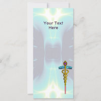 SYMBOLE MÉDICALE OR CADUCEUS