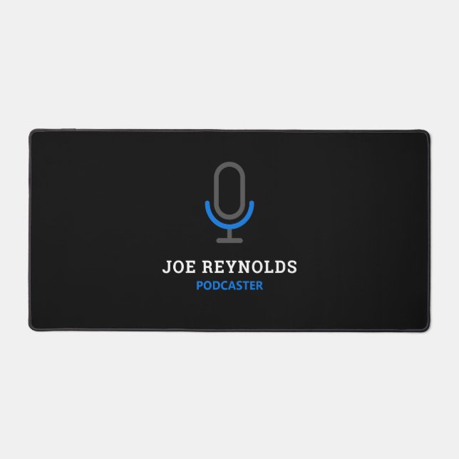 Symbole Microphone, Podcaster, Podcast (Recto)