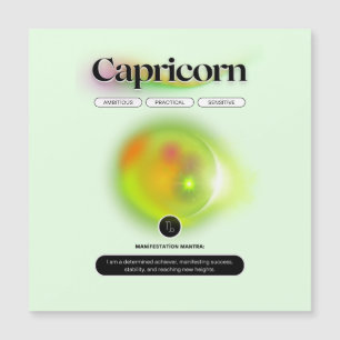 Symbole moderne Zodiac Capricorne Citation Élément