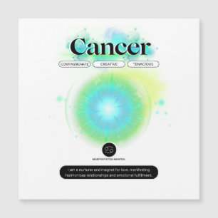 Symbole moderne Zodiaque Cancer Quote d'eau Élémen