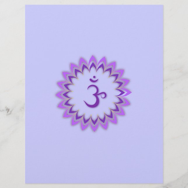 Symbole Om / Couronne Chakra (Devant)