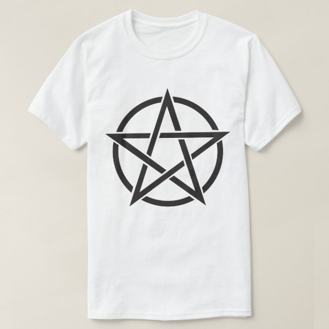 Symbole pentagramme Witchcraft Pagan Wicca T-shirt (Design devant)
