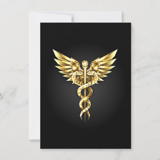 Symbole Polygonal Or Caduceus (Devant)