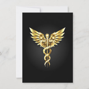 Symbole Polygonal Or Caduceus