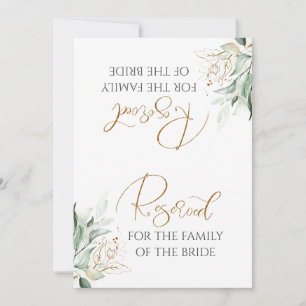 Symbole romantique Gold Greenery Mariage blanc Rés