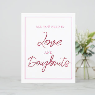 Symbole rose et rouge en beigne