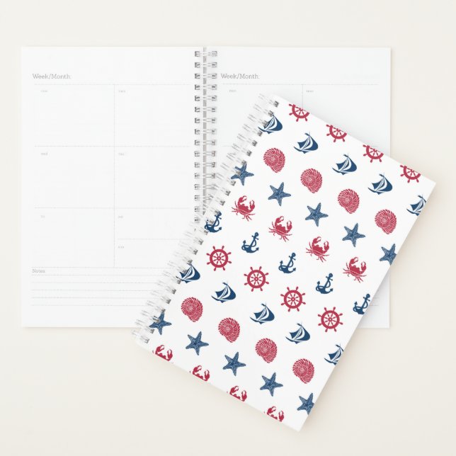 Symbole Rouge Blanc Et Bleu Mer Motif (Devant avec enveloppe)