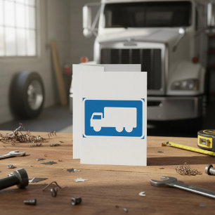 Symbole routier des camions Invitation