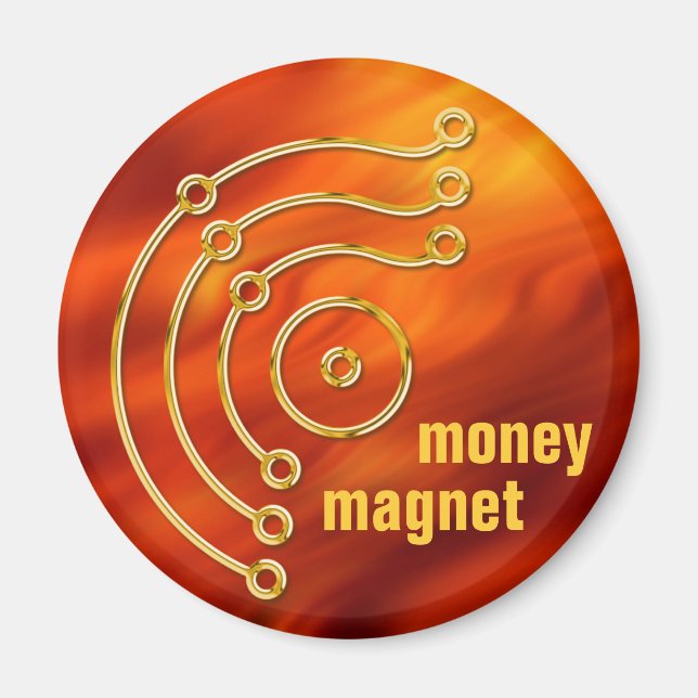 Symbole RUNA / OR, argent, aimant (Devant)