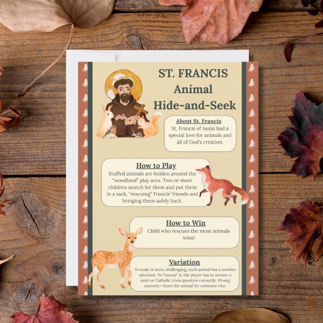 Symbole Saint François Animal Cacher et chercher J (Créateur téléchargé)