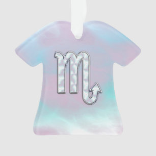 Symbole Scorpio Zodiac en style perle