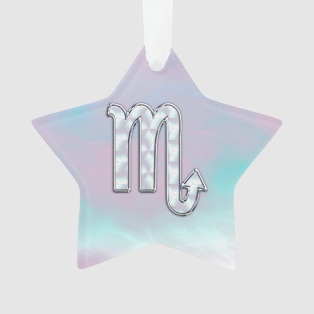 Symbole Scorpio Zodiac en style perle (devant)