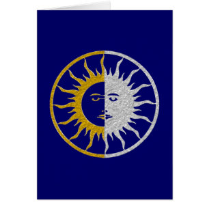 Symbole SOLEIL & LUNE - or argent