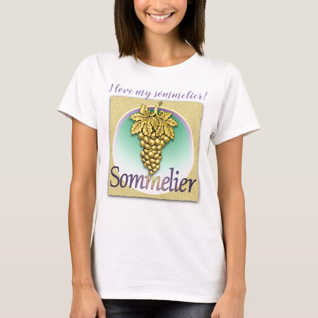 Symbole sommelier W T-shirt (Devant)