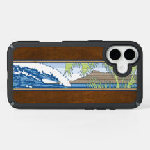 SYMBOLE Surf Ala Moana Hawaiian Faux Koa Wood