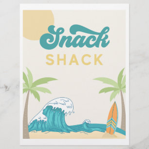 SYMBOLE surf Surf Shack Signe alimentaire Surf