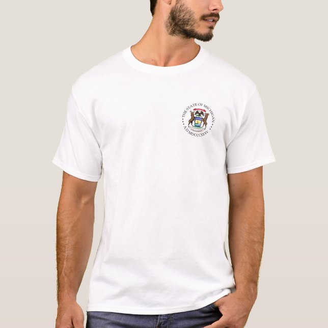 Symbole T-Shirt du Michigan (Devant)
