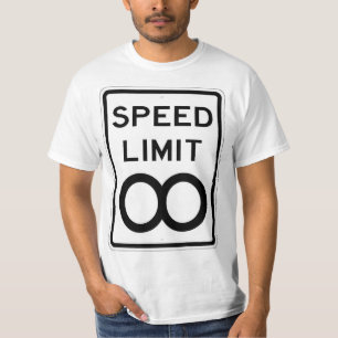 Symbole T-shirt très amusant à vitesse maximale il