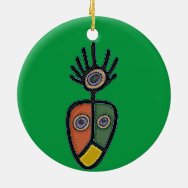Symbole taïno ornement du cercle (Dos)