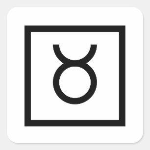 Symbole Taurus Bull Zodiac autocollants astrologie