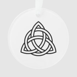 Symbole triquetra de noeud de trinité celtique