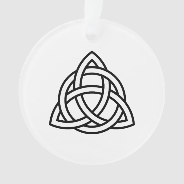 Symbole triquetra de noeud de trinité celtique (devant)