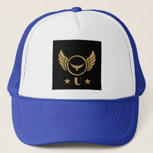 SYMBOLE U SYMBOLE Logo Aigle Or Casquette d'image 