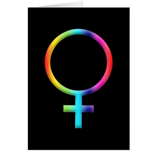 Symbole Vénus Arc-en-ciel Astrologie Zodiaque Sign (Devant)
