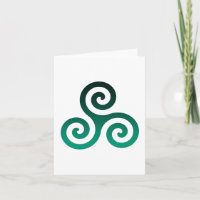 Symbole vert Triskele