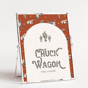 Symbole Wagon de Chuck Ouest sauvage 8x10 imprimé