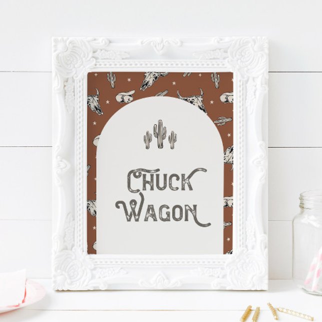 Symbole Wagon de Chuck Ouest sauvage 8x10 imprimé (Créateur téléchargé)