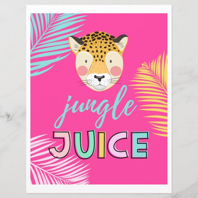 Symbole Wild One Drink | Panneau Jus de jungle | C (Devant)