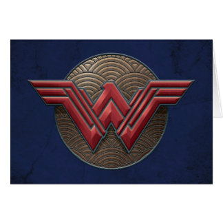 Symbole Wonder Woman sur les cercles concentrés