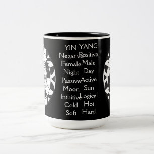Symbole Yin et Yang Asiatique Signification Mug No