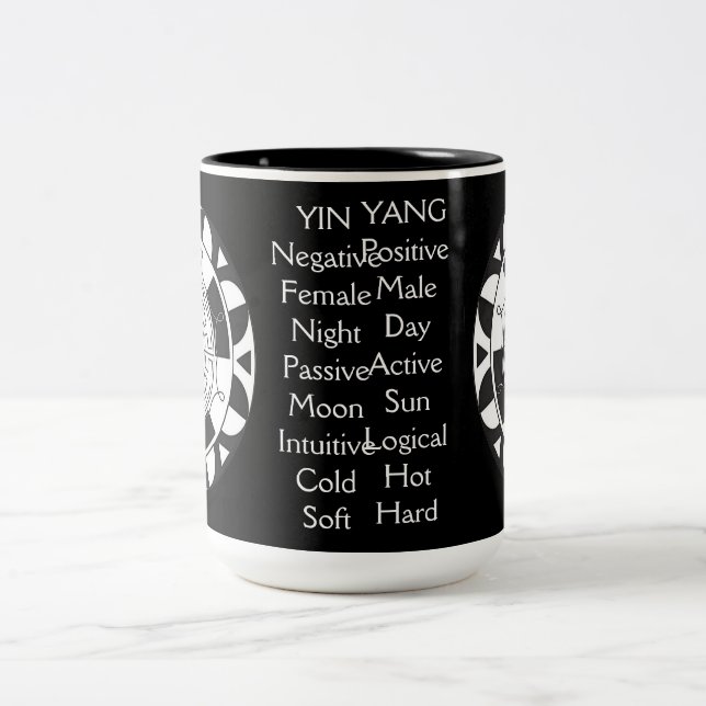Symbole Yin et Yang Asiatique Signification Mug No (Centre)
