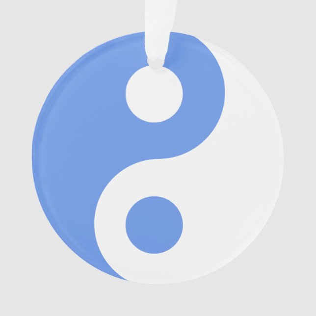 Symbole Yin Yang Bleu Barbeau (devant)