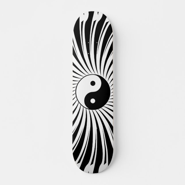 Symbole Yin Yang : Skateboard (Devant)