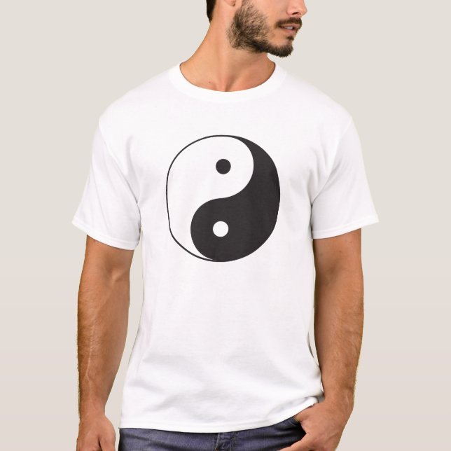 Symbole Yin Yang T-Shirt (Devant)