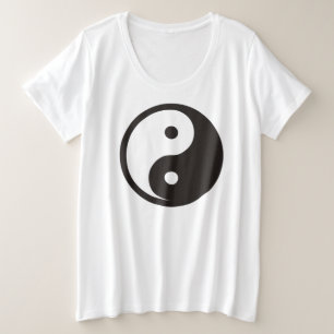 Symbole Yin Yang - tatouage solide