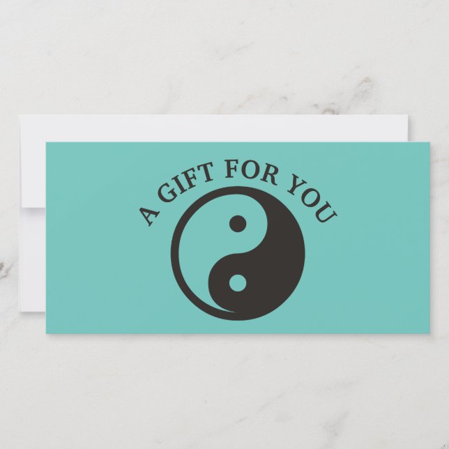 Symbole Yin Yang - tatouage solide (Devant)