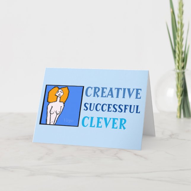 Symbole Zodiac Anniversaire Personnalité Carte Vie (Devant)