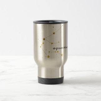 Symbole Zodiaque Aquarius Voyage Café Mug